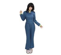 C-ZOFEK Anyaa Cosplay Jumpsuit Halloween Horror Game Costume US Size Coveralls Full Set for Women, Blue, M
