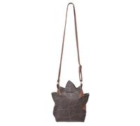 C-ZOFEK Renaissance Belt Pouch Leaf Shape Purse Ren Faire Bag Medieval Drawstring Waist Pack Fairy Cosplay Costume, Brown, One Size, Renaissance Medieval