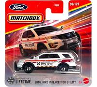 C0859 Matchbox 1:64 Single Cars 2016 Ford Interceptor Utility JBT12