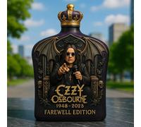 (C1) 300ml Ozzy Osbourne Whiskey Bottle Back To The Beginning Commemorative Whiskey Wine Bottle Home Decor Statue For Rock Fans