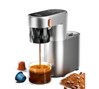 C1 Pro Compact Mini Espresso Machine with NS Capsule & Ground Coffee, Rechargeable Portable Espresso Maker, Electric Small Espresso Machine for Travel RV Car Camping Hiking Office Home with Rich Crema