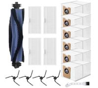 C10 Accessories Kit Replacement for eufy Robot Vacuum C10,1 Main Brush,4 Side Brushes,4 HEPA Filters,6 Replacement Dust Bags,1 Cleaning Tools