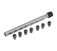 C10 Er8A 100L Collet Chuck Holder + 7Pcs Precision Er8 Spring Collet Set