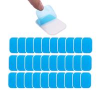 C100AE 60PCS EMS Gel Pads Replacement Gel Sheet Stimulator Abs Trainer Gel Pads Abdominal EMS Muscle Stimulator Muscle Toner Gel Pads for Abs Trainer Muscle Stimulator and Ems Devices