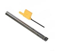 C10K-Sclcr06 Solid Carbide for CNC Lathe Turning Tool Holder Boring Bar, Steel Anti-Vibration Design, 125Mm Length, 10Mm Diame