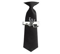 C11 Leaping Frog English Pewter emblem on a Tie Clip (slide) Handmade in sheffield comes with PrideInDetails gift box