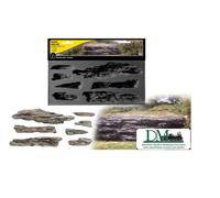 Woodland Scenics C1247 Shelf Rocks Rock Mould (10.5"x7")