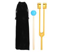 C128HZ Tuning Fork for Ear Cleaning, Sound Healing Instrument with Hammer, Ideal for Music Therapy, Classroom Activities, and Health Clubs