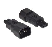 C13/C14 to C7/C8 Adapter IEC320 Power Converter Figure 8 to C13 Socket Connector Kettle Lead Extension Adaptor 1pcs