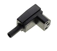 C13 Rewireable IEC Connector, 10A Down Angle - IEC320-C13 Connectors 3 Terminals Female Power Adapter Connector Pins Inline Plug Socket