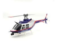 C138 1:33 Scale BELL206 Remote Controlled Helicopter with Optical Flow Positioning, 2.4G Remote Control 6-Channel Single Rotor, Police Livery for Adults