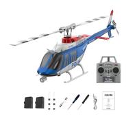 C138PRO Single Rotor RC Helicopter with One-Key Takeoff/Landing & Intelligent Return, 2.4G 6CH 6-Axis Gyro Brushless 3D Aerobatic Helicopter with Altitude Hold & Optical Flow Positioning - RTF