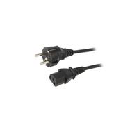 C13E18 cable 3x0.75mm² CEE 7/7 (E/F) male, IEC C13 female PVC SUNNY