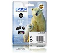 C13T26114010 Photo Black Epson 26 Polar Bear Series Genuine Ink Cartridge T2611