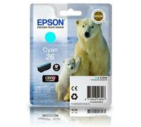 C13T26124010 Cyan Epson 26 Polar Bear Series Genuine Ink Cartridge T2612