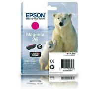 C13T26134012 Magenta Epson 26 Polar Bear Series Genuine Ink Cartridge T2613