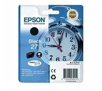 C13T27014010 Black Printer Ink Cartridge Alarm Clock Epson 27 Series