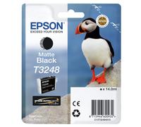 C13T32484010 Ink Cartridge for Printer, Matte Black, Genuine