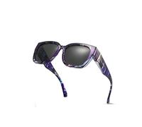 (C14) Polarised Fit Over Sunglasses for Women, Over Glasses Sunglasses Mens Oversized Wrap Around Sunglasses with UV400 Protection for Driving