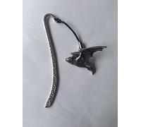 C16 Pipestrelle Bat Pattern bookmark with cord 3D English pewter charm made in sheffield by Prideindetails