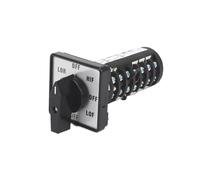 C178-7 2# 8 Positions 7 Poles Electrical Changeover Selector Rotary Silver Cam Switch IDGTTLDF