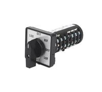C178-7 2# 8 Positions 7 Poles Electrical Changeover Selector Universal Rotary Silver Contact Cam Switch