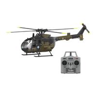 C180 1:25 Scale 2.4GHz Single Rotor RC Helicopter, 6-Axis Gyro Remote Control Helicopter RTF with Optical Flow Positioning, TOF Altitude Hold & Brushless Motor (Camouflage/1 Battery)