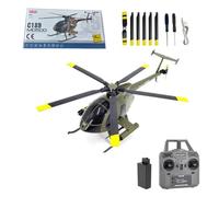 C189 MD500 Little Bird RC Helicopter with 6-Axis Gyro, 2.4G 6CH Brushless US Rescue Variable-Pitch Aerobatic Helicopter with Altitude Hold & Optical Flow Positioning for Enthusiasts - RTF