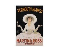 C1926 Vermouth Bianco, Martini & Rossi, Torino Italy Vintage Illustrated Travel Poster Wall Art Picture Painting Poster Canvas Print Posters Artworks Room Decor 20x30inch(50x75cm)