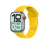 C1A for Apple Watch Strap Ultra 2/Ultra/Series11 10 9 8 7 6 5 4 3/SE (38/40/41/42/44/45/46/49mm) - Sport | Secure Fit, Unisex, Compatible with All Models,Lemon Yellow