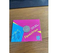 C1BLY's 2012 London Sports Collection Equestrian 50p Uncirculated 2011 Dated Commemorative Coin, Royal Mint Presentation Card