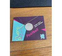 C1BLY's 2012 London Sports Collection Football Offside Rule 50p Uncirculated 2011 Dated Commemorative Coin, Royal Mint Presentation Card