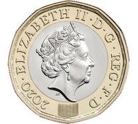 C1BLY's 2020 Queen Elizabeth II £1 Commemorative Coin, Nations of The Crown Design, Royal Mint, Uncirculated