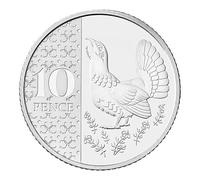 C1BLY'S 2024 King Charles III 10p Caipercaillie Commemorative Coin, Royal Mint, Uncirculated