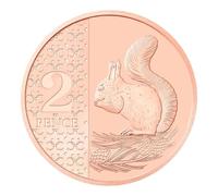 C1BLY's 2024 King Charles III Commemorative Two Pence Coin, Red Squirrel Design, Royal Mint, Uncirculated