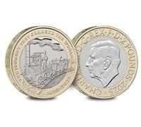 C1BLY's 2025 King Charles III Commemorative £2 Coin, 200 Years Modern Railway, Stephenson's Rocket, Royal Mint Brilliant Uncirculated