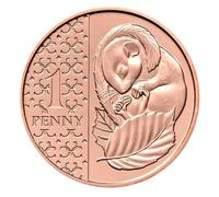 C1BLY's 2026 King Charles III Commemorative 1p Coin, Dormouse Design, Royal Mint, Brilliant Uncirculated