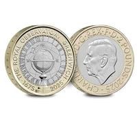 C1BLY's Royal Mint King Charles III £2 Commemorative Coin, 350 Years of The Royal Observatory Greenwich, Brilliant Uncirculated, 2025