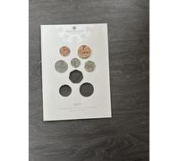 C1BLY'S Royal Mint King Charles III 2025 BUNC 5 Coin Set, Not Issued for Circulation, Dormouse 1p, Red Squirrel 2p, Oak Tree 5p, Capercaillie 10p, Puffin 20p