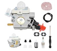 C1M-S267A FS56RC Carburetor Kit for Stihl Carburetor Carb Rebuild Kit Replaces FS40C FS50C FS56C FC56C FS70C Backpack Leaf Blower Parts Carb Carburetor Trimmer with Maintenance Kit 4144 120 0608