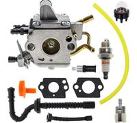 C1Q-S258 Carburetor Compatible With STL MS192 MS192T MS192TC Chainsaw Carb Replace Zama 1137-120-0650(Sliver)