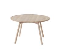 C2 Coffee Table Ø80 White Pigmented Oak