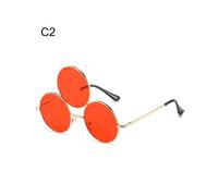 (C2) Novel Eyewear Party Halloween Erlang God Chinese Style Third Eye Sunglasses Three Eyes Glasses