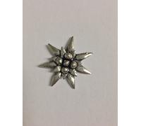 C21 Small Edelweiss made from Solid Fine English Pewter Fridge/office desk Magnet memo magnet fancy POSTED BY US GIFTS FOR ALL 2016 FROM DERBYSHIRE UK