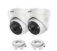 C225 5MP PoE Camera with Starlight Night Vision + 60ft Ethernet Cable, 2pack