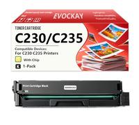 C230 C235 Black Toner Cartridge with Chip Compatible Replacement for Xerox C235 C230 Toner Cartridge use for C230 C235 C230DNI C235DNI Printers - 006R04383