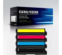 C230 C235 High Capacity Toner Cartridge No Chip for Xerox C230 C235 Colour Laser Printer, Ink Cartridge 006R04391 006R04392 006R04393 006R04394 (3000 Pages),4 Color-1Pack
