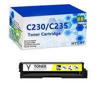 C230 C235 Toner Cartridge Replacement for Xerox C235 C230 Printers, [NO Chip] 3000 pages High Capacity Black Cyan Magenta Yellow ,Yellow-1 Pack