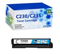 C230 C235 Toner Cartridge Replacement for Xerox C235 C230 Printers, [NO Chip] 3000 pages High Capacity Black Cyan Magenta Yellow ,Cyan-1 Pack