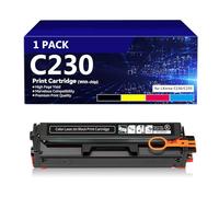 C230 C235 Toner Cartridges Compatible for Xerox 006R04391 006R04392 006R04393 006R04394 Toner Cartridge (With Chip) Work for Xerox C230 C235 Printers,K-3500pages